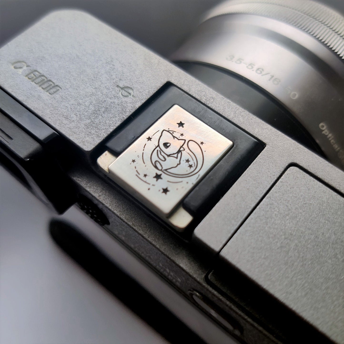 Pokémon Mew - Silver Camera Hot Shoe Cover