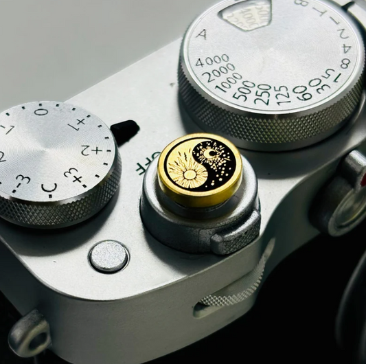 Moon & Sun - Gold Camera Shutter Button