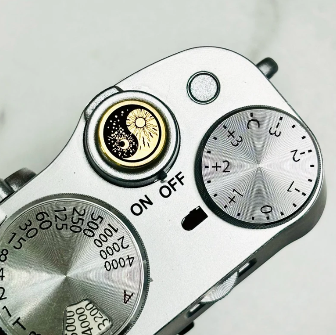 Moon & Sun - Gold Camera Shutter Button