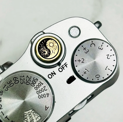 Moon & Sun - Gold Camera Shutter Button