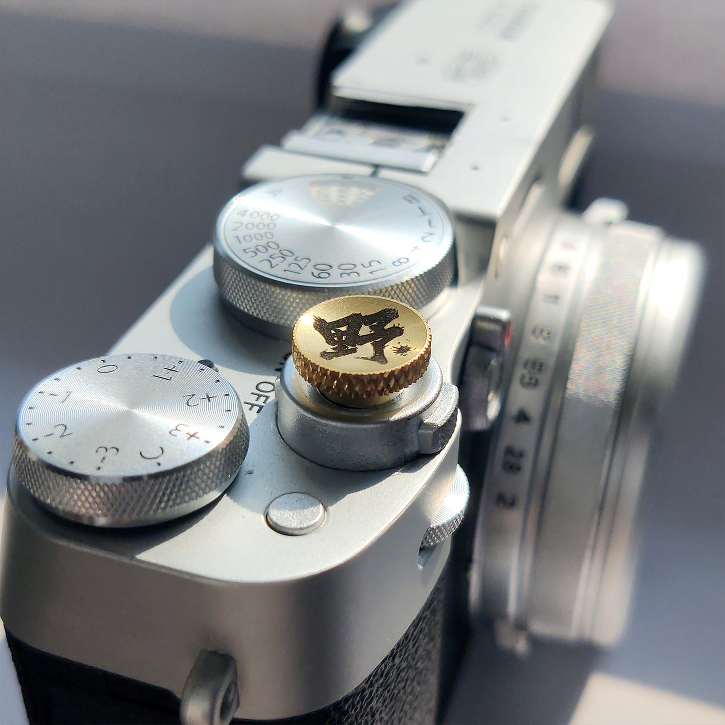 "Wild" - Gold Camera Shutter Button