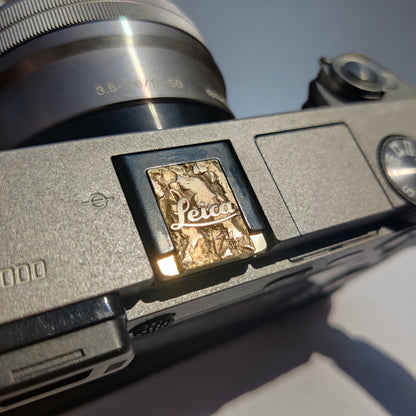 Leica Rockstone - Gold Camera Hot Shoe Cover