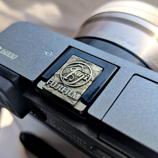 Fujifilm Rockstone - Silver Camera Hot Shoe Cover
