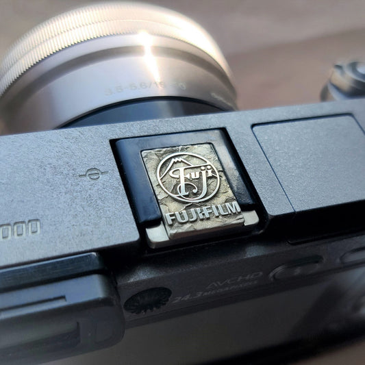Fujifilm Rockstone - Silver Camera Hot Shoe Cover