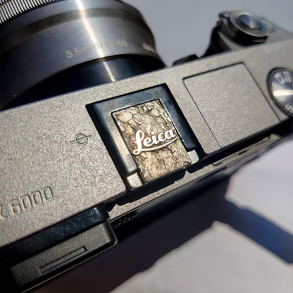 Leica Rockstone - Silver Camera Hot Shoe Cover