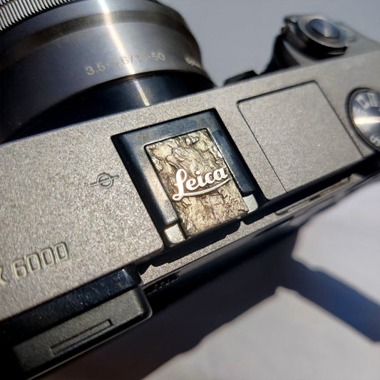 Leica Rockstone - Silver Camera Hot Shoe Cover