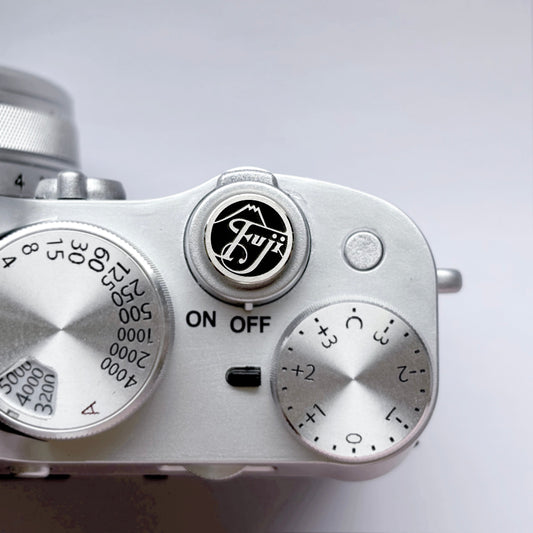 Fuji shutter button topview