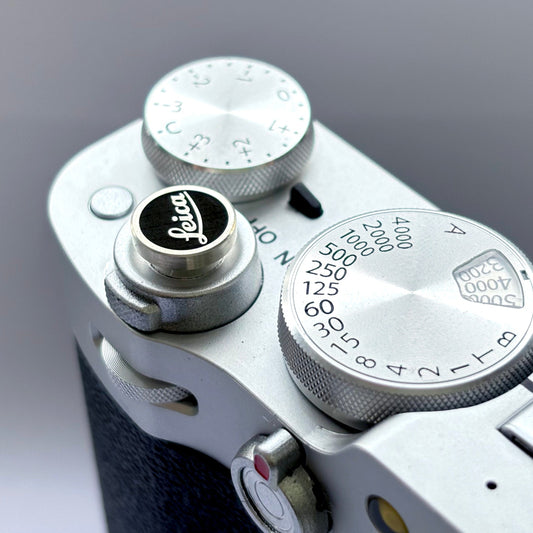 Leica shutter button overview silver