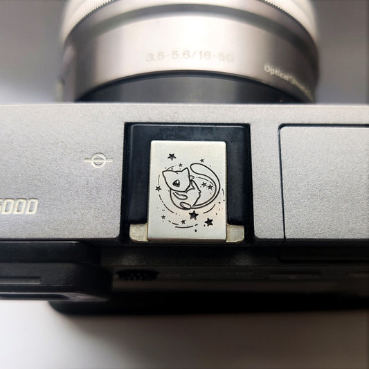 Pokémon Mew - Silver Camera Hot Shoe Cover