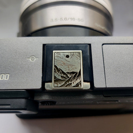 Leder-Metall-Kamera-Blitzschuhe-Abdeckung und Auslöser, Fuji/Nikon/Canon-Zubehör, Geschenke für Fotografie-Liebhaber