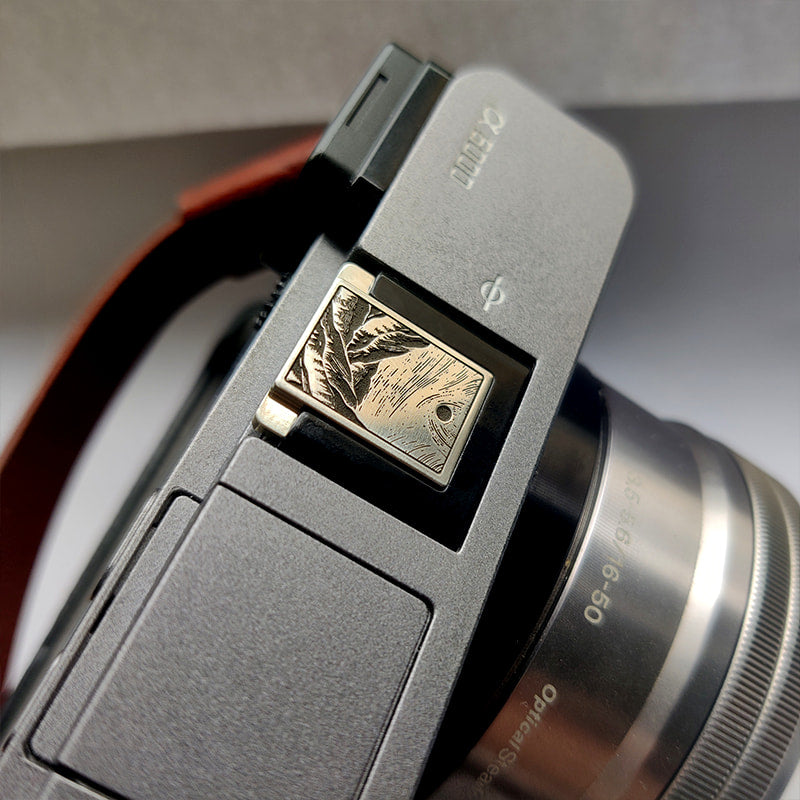 Leder-Metall-Kamera-Blitzschuhe-Abdeckung und Auslöser, Fuji/Nikon/Canon-Zubehör, Geschenke für Fotografie-Liebhaber