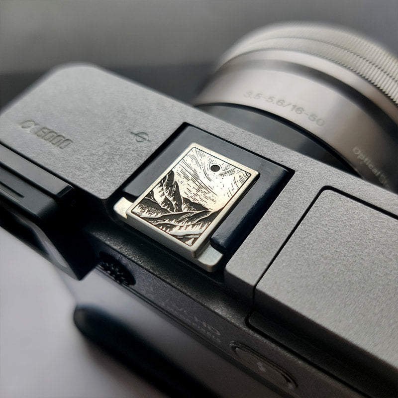Leder-Metall-Kamera-Blitzschuhe-Abdeckung und Auslöser, Fuji/Nikon/Canon-Zubehör, Geschenke für Fotografie-Liebhaber