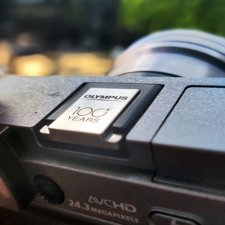 Leder-Metall-Kamera-Blitzschuhe-Abdeckung und Auslöser, Fuji/Nikon/Canon-Zubehör, Geschenke für Fotografie-Liebhaber