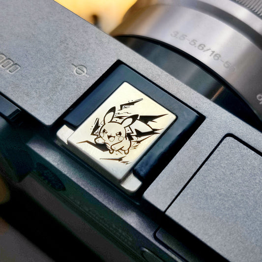Pokémon Pikachu - Silver Camera Hot Shoe Cover