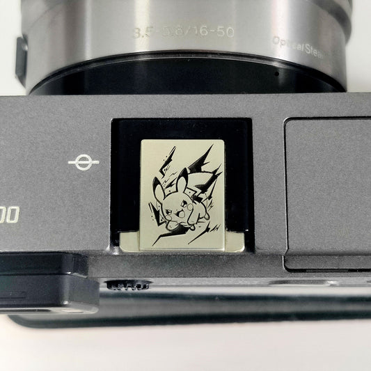 Pokémon Pikachu - Silver Camera Hot Shoe Cover