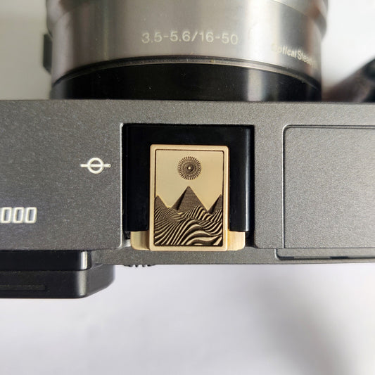 Leder-Metall-Kamera-Blitzschuhe-Abdeckung und Auslöser, Fuji/Nikon/Canon-Zubehör, Geschenke für Fotografie-Liebhaber