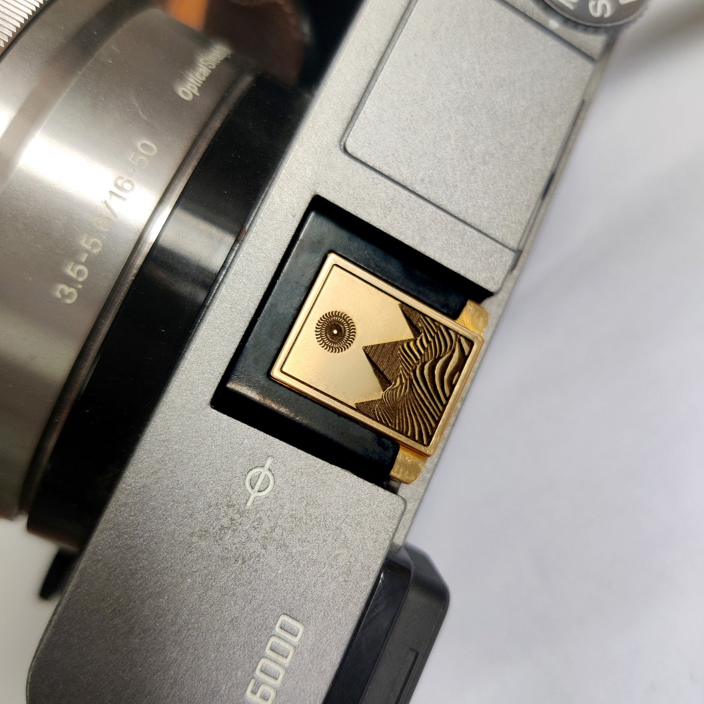 Leder-Metall-Kamera-Blitzschuhe-Abdeckung und Auslöser, Fuji/Nikon/Canon-Zubehör, Geschenke für Fotografie-Liebhaber