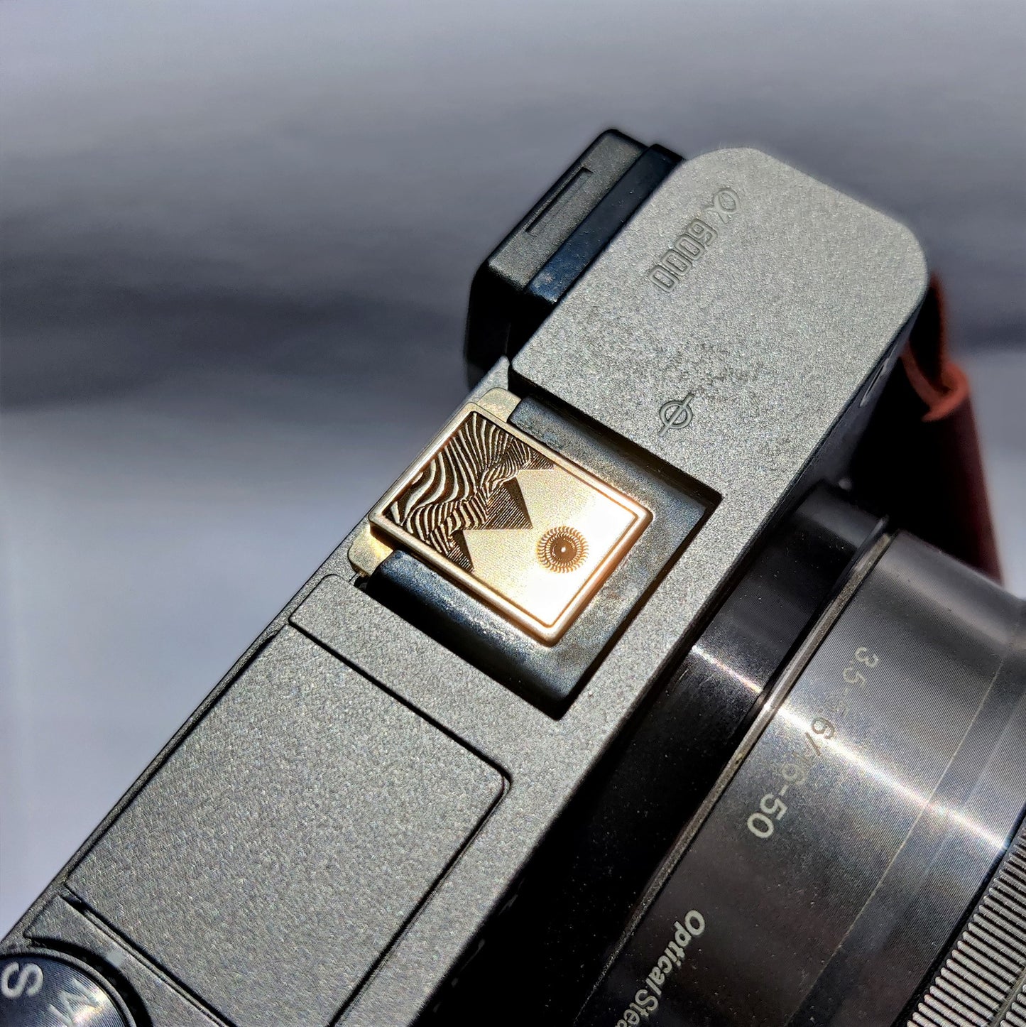 Leder-Metall-Kamera-Blitzschuhe-Abdeckung und Auslöser, Fuji/Nikon/Canon-Zubehör, Geschenke für Fotografie-Liebhaber
