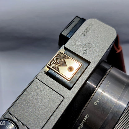Leder-Metall-Kamera-Blitzschuhe-Abdeckung und Auslöser, Fuji/Nikon/Canon-Zubehör, Geschenke für Fotografie-Liebhaber