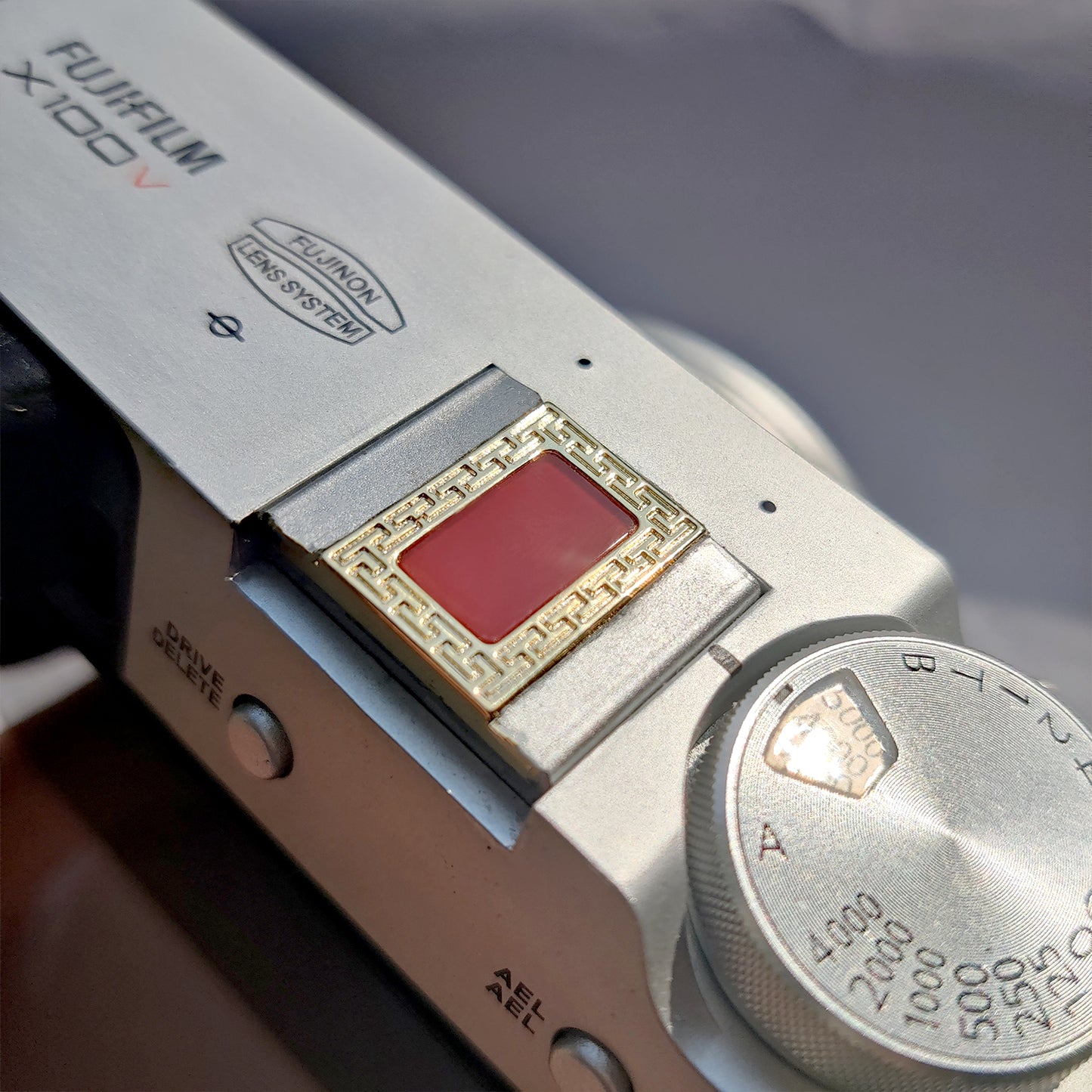 Gem - Gold Camera Hot Shoe Cover
